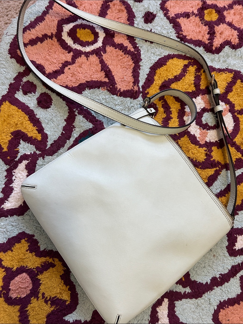 kate spade baby blue Leather Crossbody Bag with Gold Hardware - Picture 3 of 3